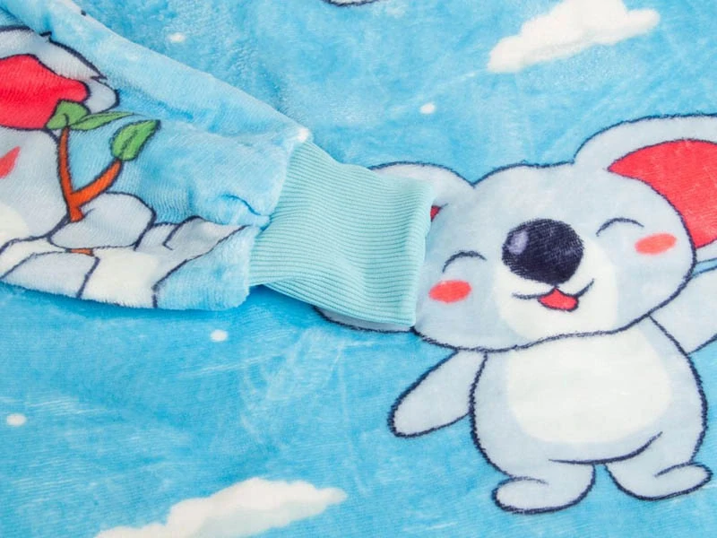 Teplá oversize mikina Koala XXL 2v1 – mäkká deka s kapucňou