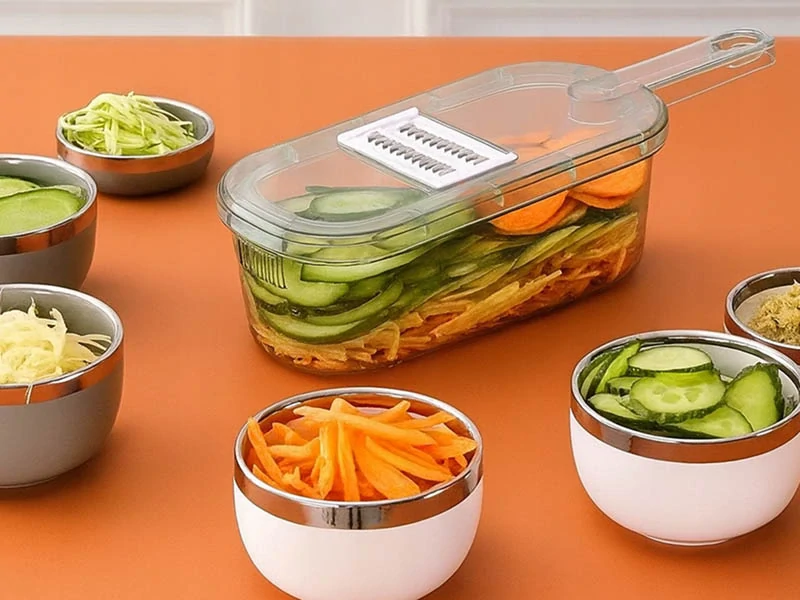 Multifunkčný krájač a strúhadlo na ovocie a zeleninu