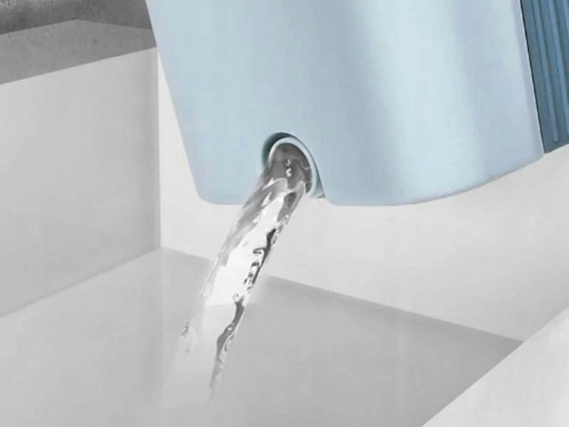 Samožmýkací mop s vedrom a náhradným poťahom modrý