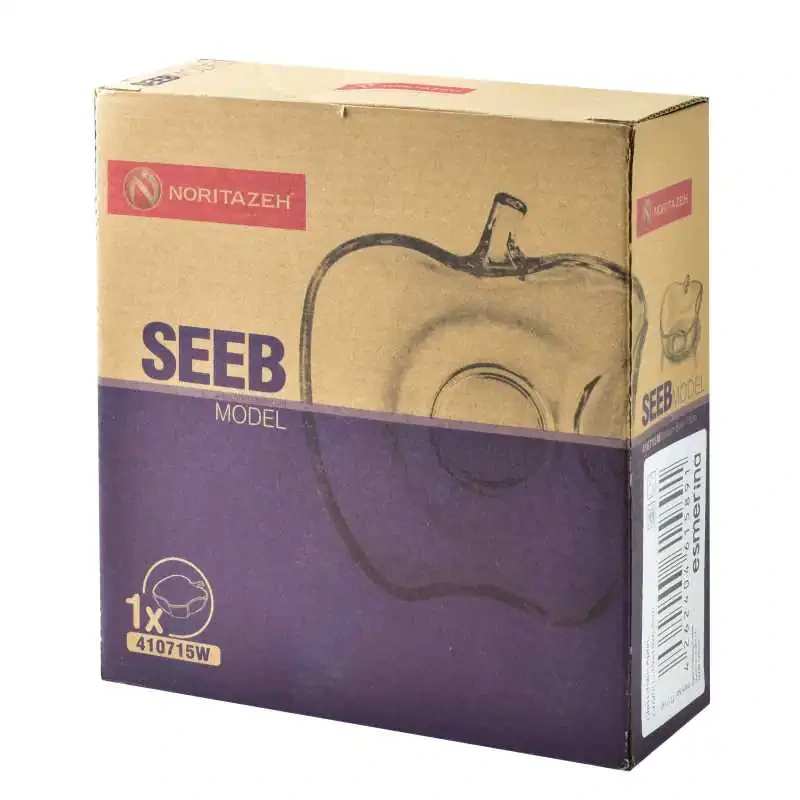 Sklenená miska v tvare jablka – 19 x 19 x 6,5 cm