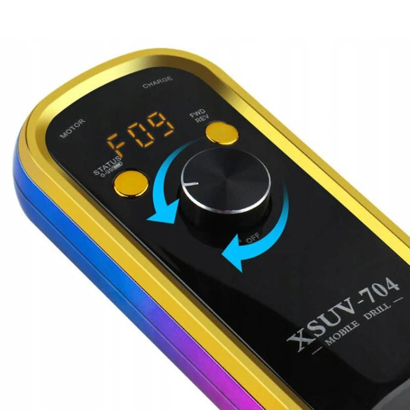 Profesionálna frézka na nechty so 6 nástavcami 36W