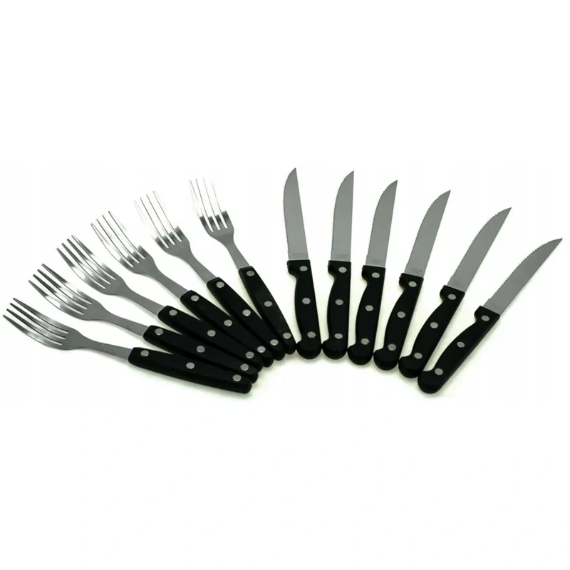 Sada príborov na steaky a gril 12 dielna