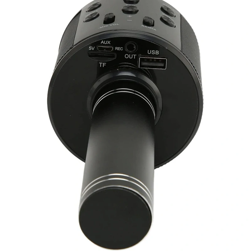 Karaoke mikrofón s puzdrom čierny