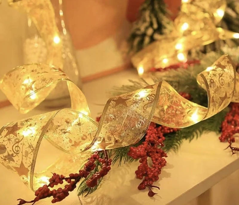 Vianočná LED stuha 10m (100LED)