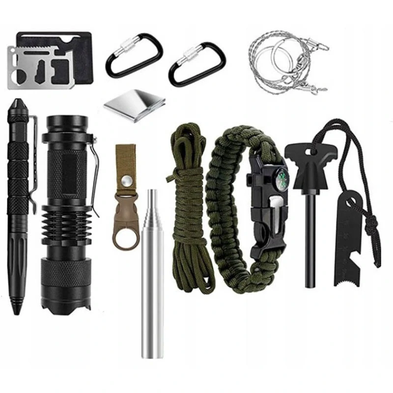 Outdoorová survival sada 18 v 1