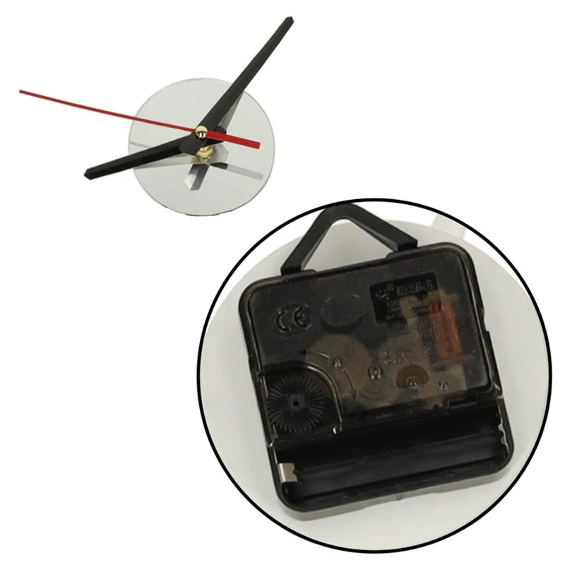 Nástenné hodiny DIY 3D strieborné s nastaviteľným priemerom 70 - 130 cm