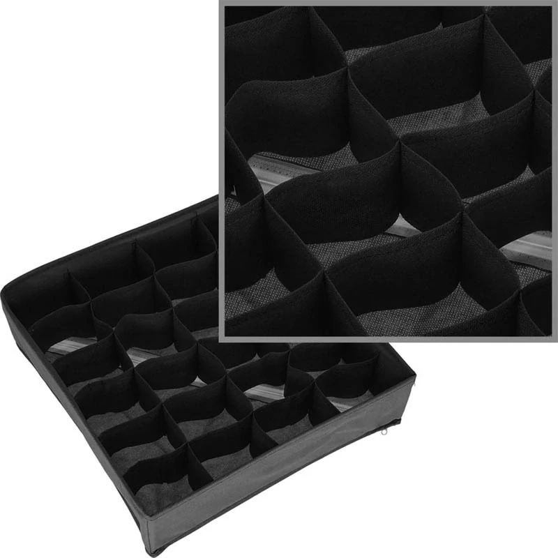 Organizér do zásuvky na bielizeň a ponožky s 24 priehradkami