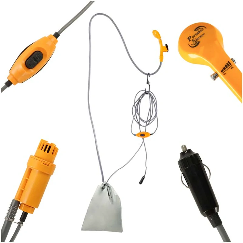 Prenosná turistická sprcha 2m 12V