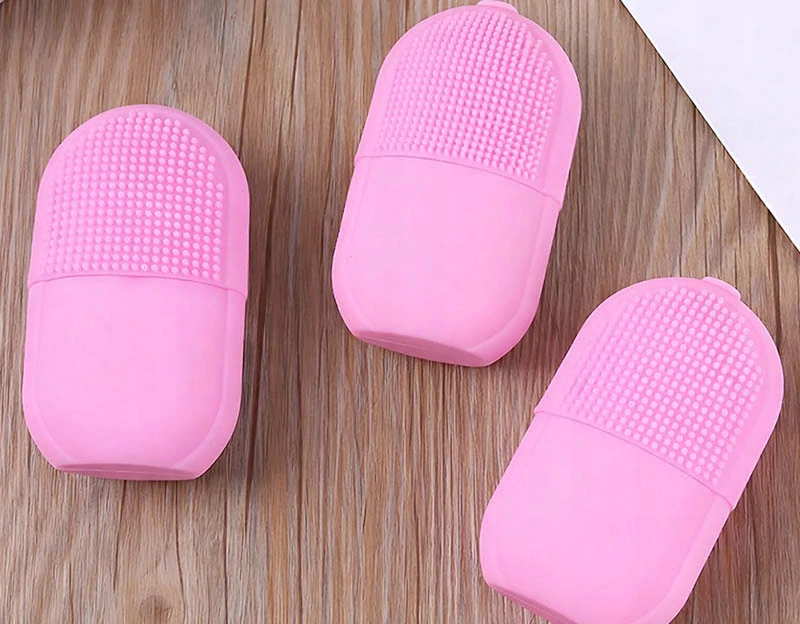 Silikónový ľadový masážny valček na tvár ružový