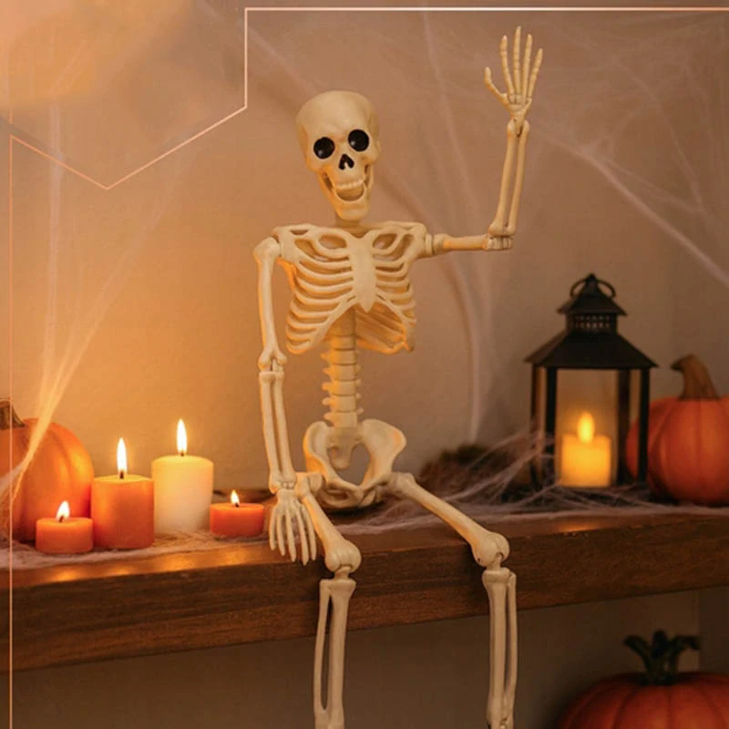 Závesná dekorácia kostra 40 cm