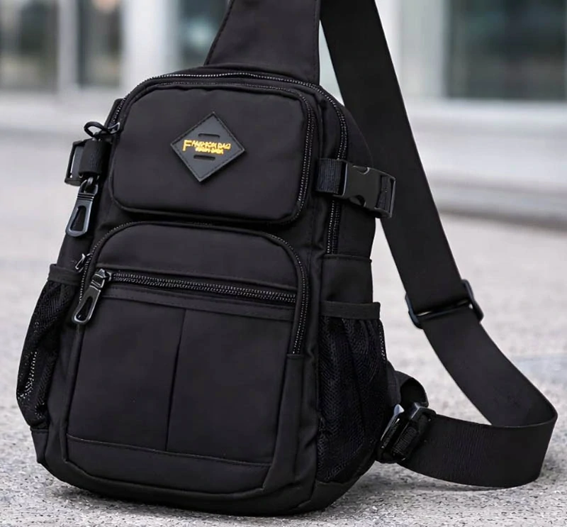 Pánska taška cez rameno crossbody čierna