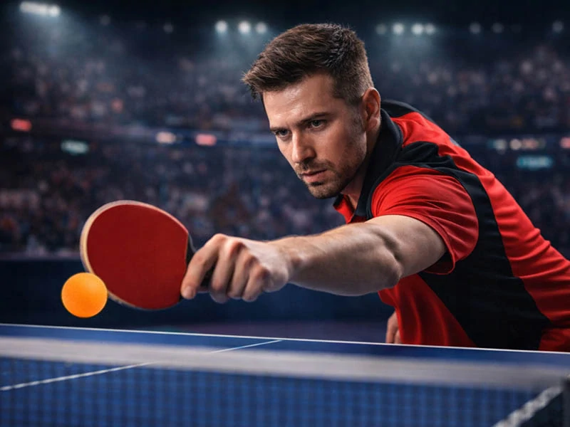 Loptičky na stolný tenis 60 ks oranžové