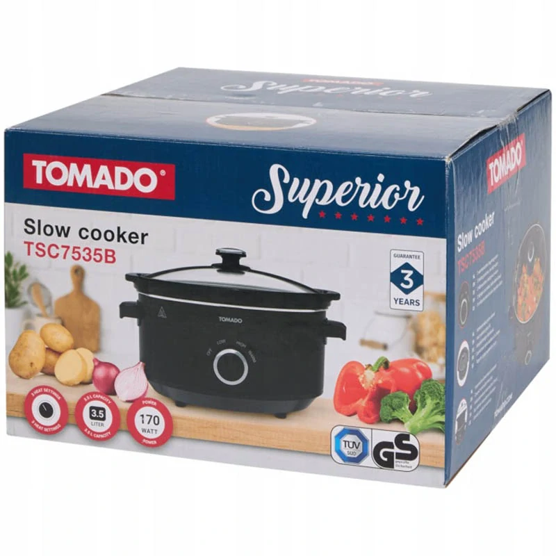Pomalý hrniec Tomado TSC7535B 180W 3,5 L