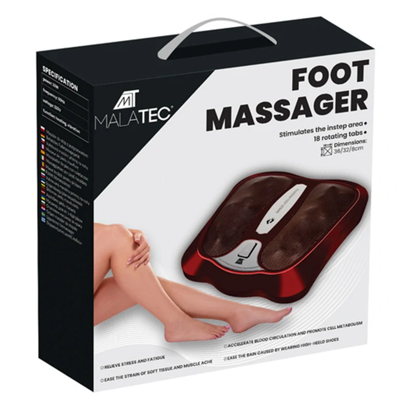 Masážny prístroj na nohy s vyhrievaním