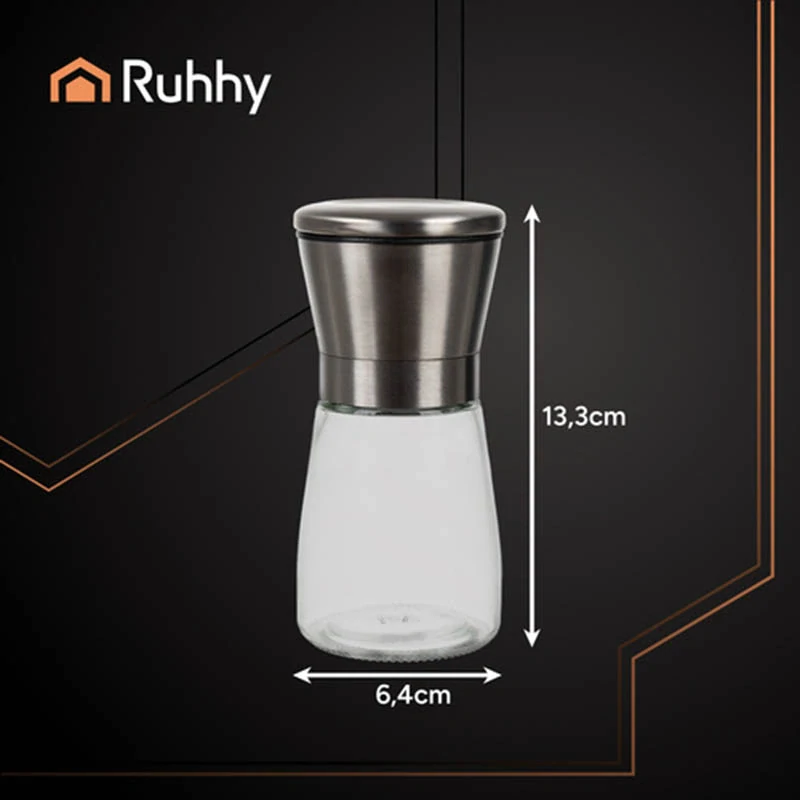 Mlynčeky na soľ a korenie – sada 2 ks