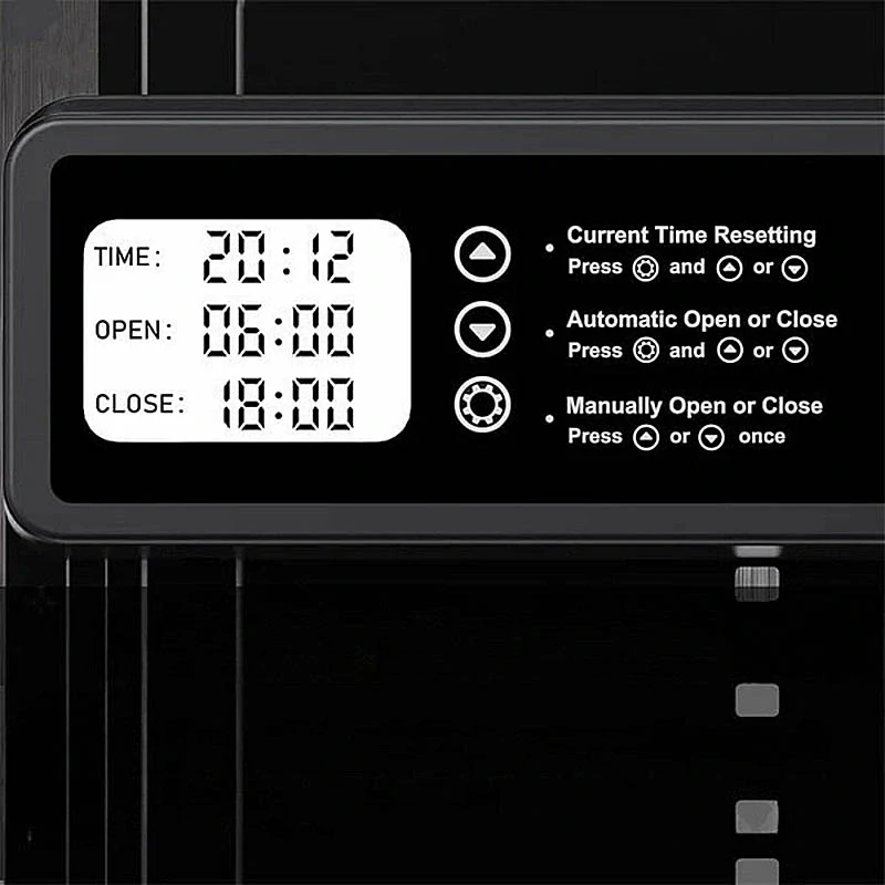 Automatické dvierka do kurína s časovačom