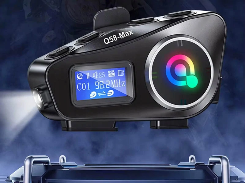 Interkom na motorku Bluetooth Q58 Max