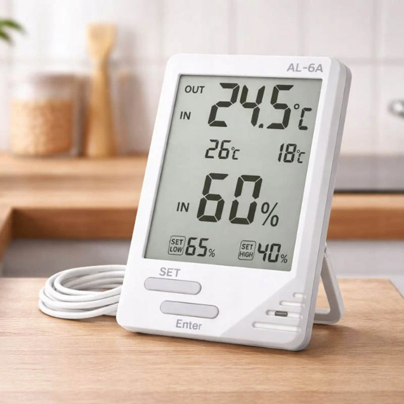 Digitálna meteostanica s externou sondou AL-6A