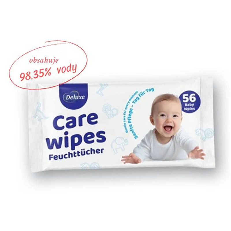 Deluxe Care vlhčené obrúsky pre deti 56 ks