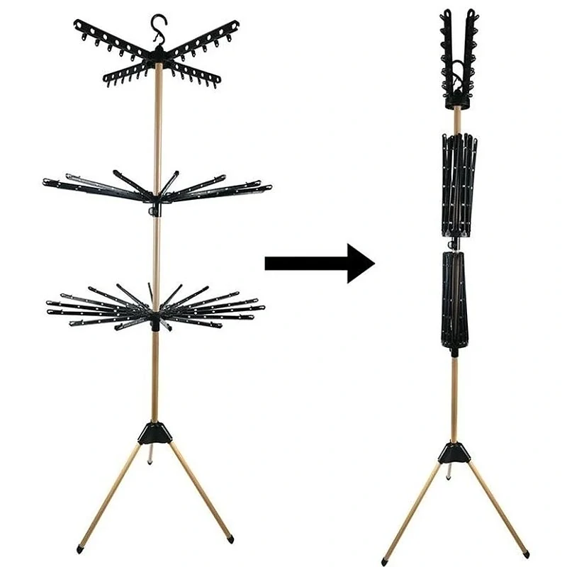 Vertikálny sušiak na bielizeň 3-úrovňový otočný