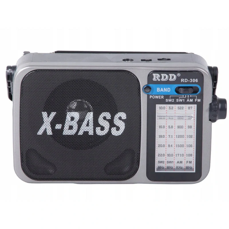 Prenosné rádio s baterkou RDD RD-306 sivé