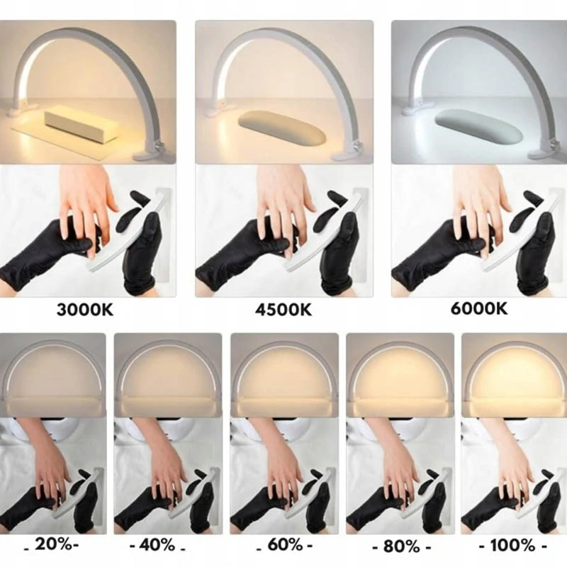 Kozmetická LED lampa Moon 36W biela