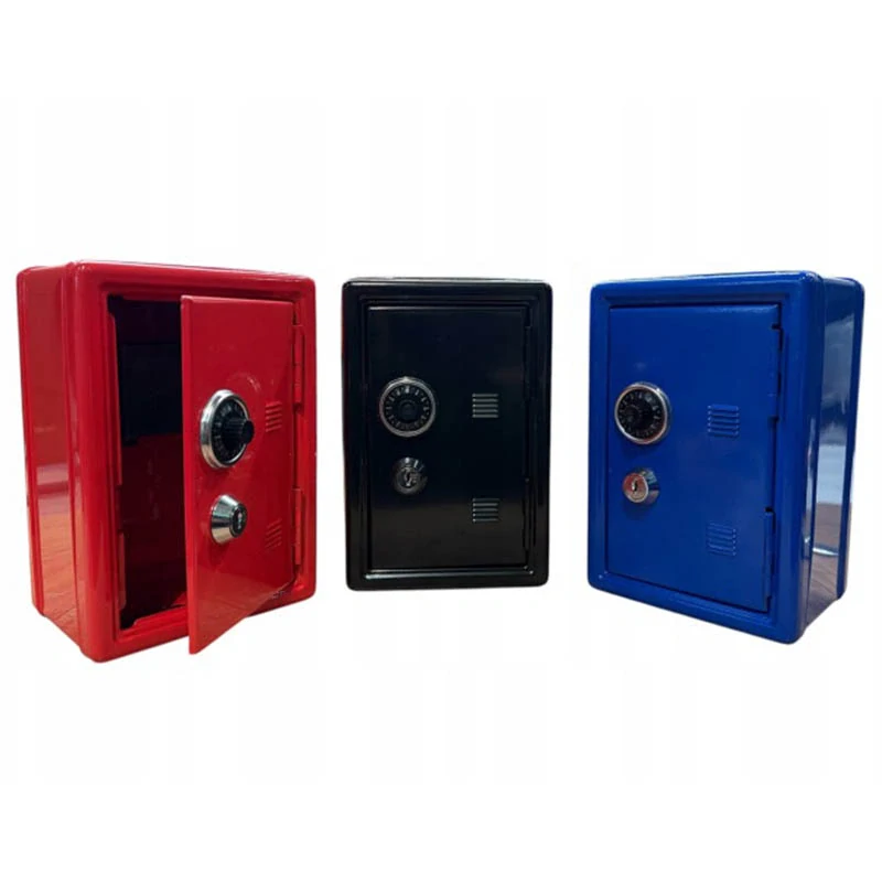 Kovová detská pokladnička trezor