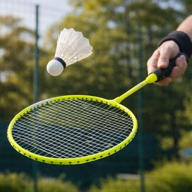 Bedmintonové rakety set 2 ks zelené + puzdro