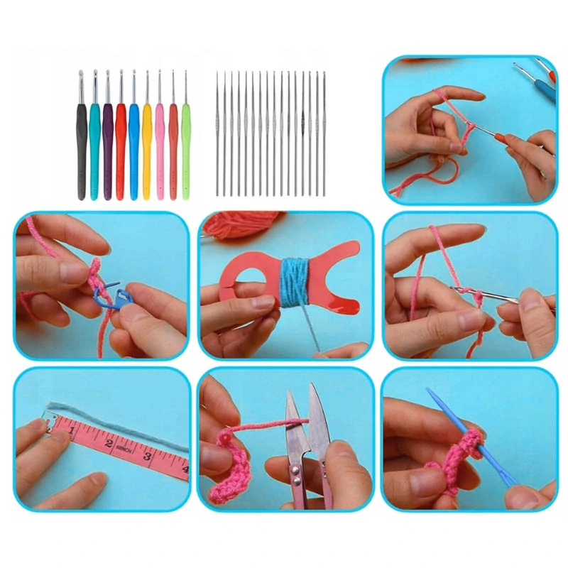 Sada na háčkovanie 52 ks s puzdrom