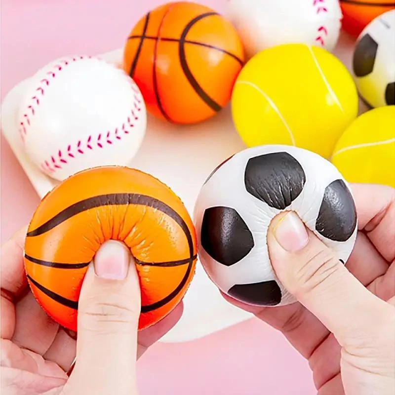 Antistresové loptičky na stláčanie – sada 4 ks