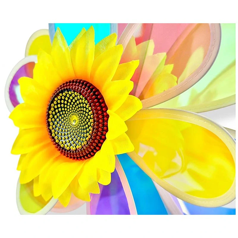 Dvojitý holografický záhradný veterník 76 cm