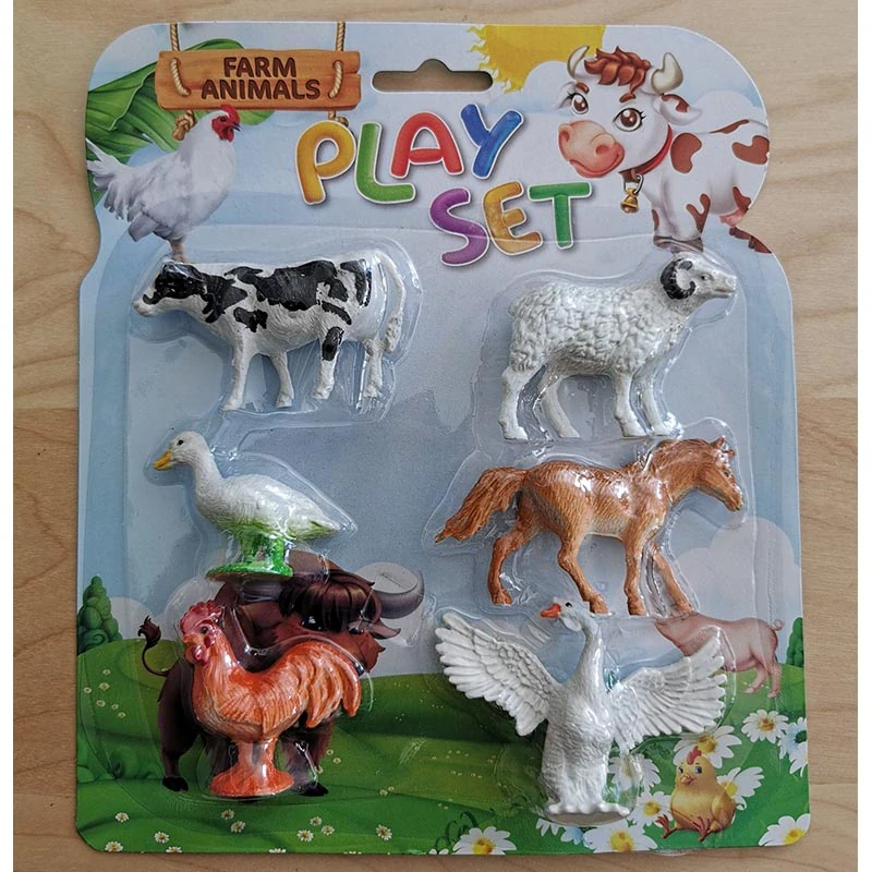 Detský set figúrok zvierat (6 ks)
