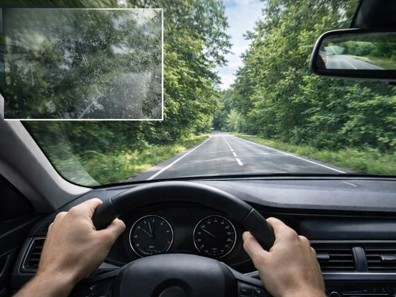 Čistič skiel do auta so špongiou 120 ml