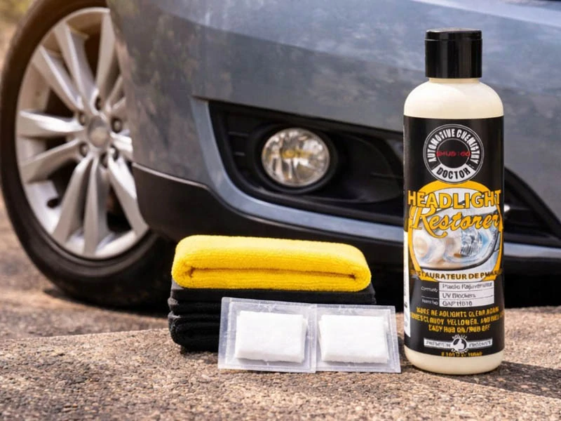 Sada na renováciu svetlometov auta