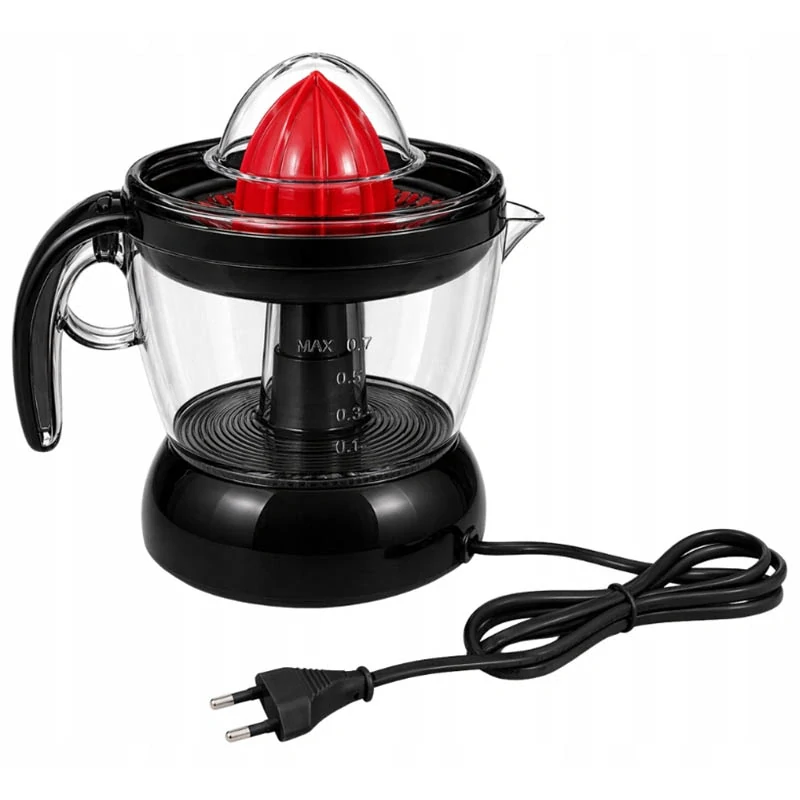 Elektrický odšťavovač na citrusy 0,7L 25W čierny