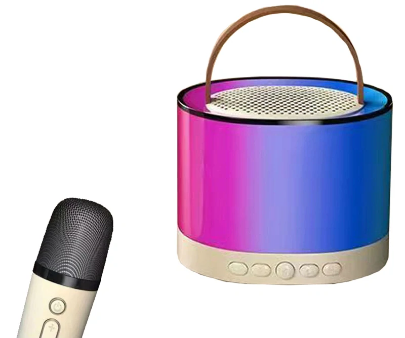 Karaoke set s 2 bezdrôtovými mikrofónmi a RGB reproduktorom