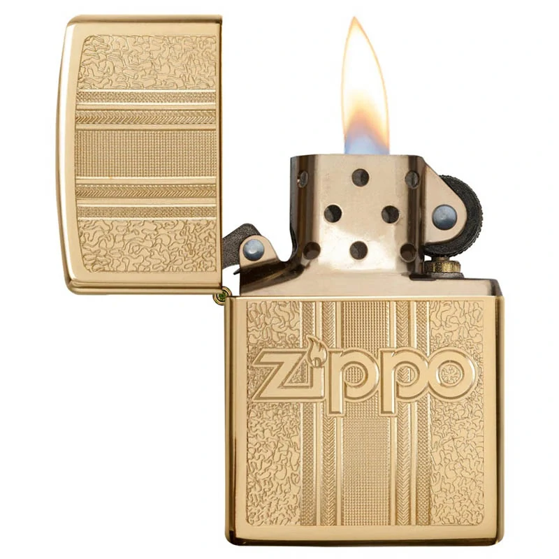 Benzínový zapaľovač Zippo Z29677 Gold and Pattern Design
