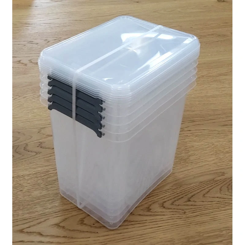 Lara Clipbox 3L úložný box s vekom – 5 ks