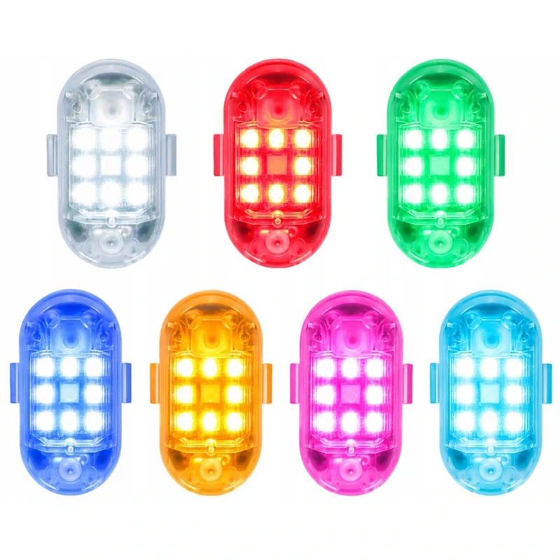 LED stroboskopické svetlá s diaľkovým ovládaním 2 ks