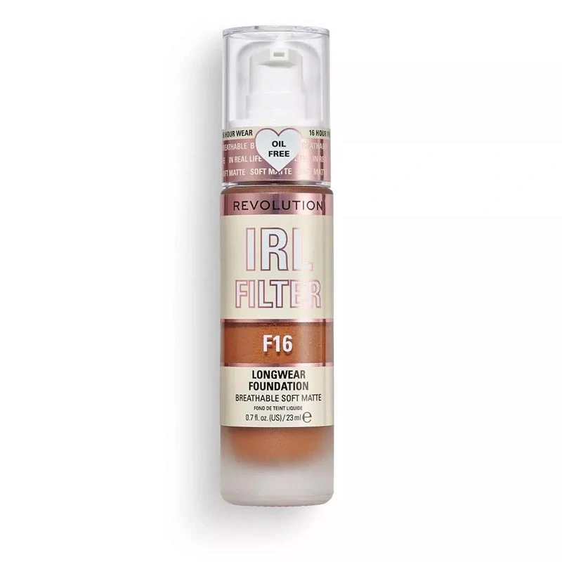 Makeup Revolution IRL Filter Longwear Foundation F16