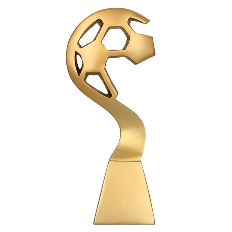 Trofej Futbalová lopta zlatá 23 cm