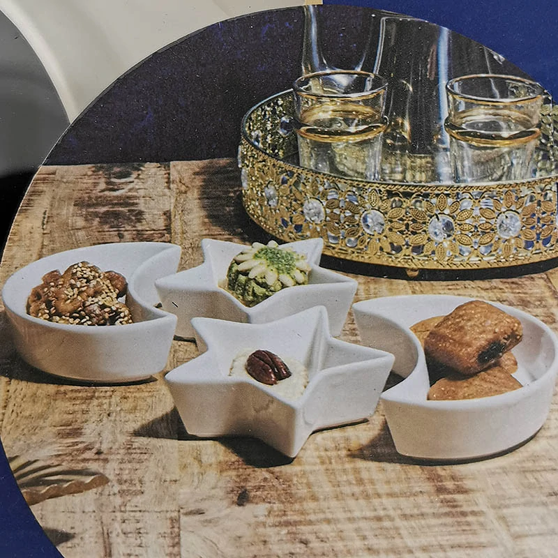 Keramické misky Hviezda a Mesiac – sada 4 ks