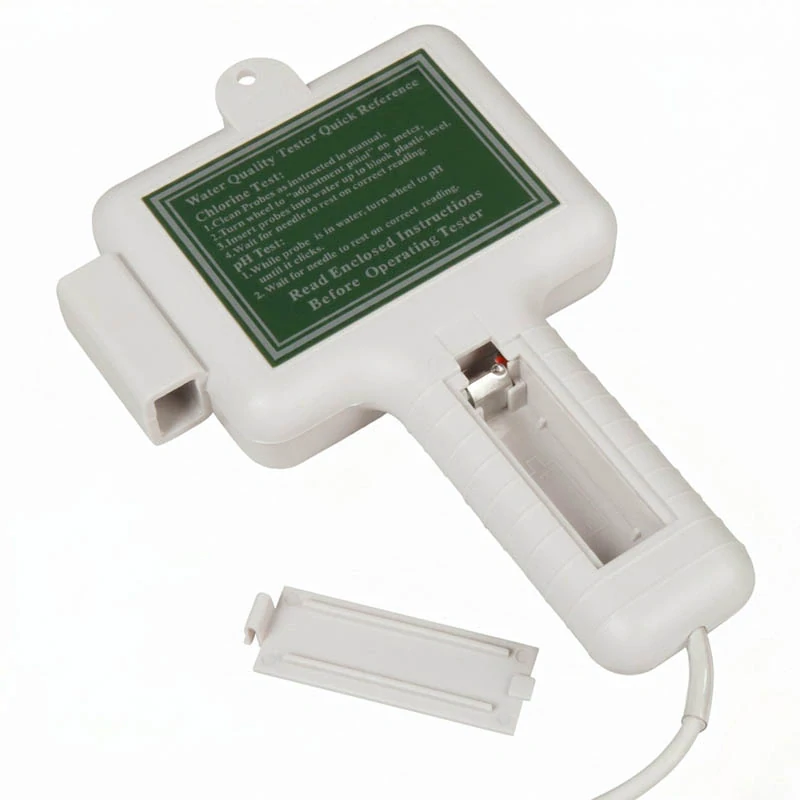Tester kvality vody 2v1 s meraním pH a chlóru + 100 testovacích prúžkov 3v1