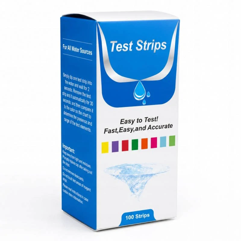 Tester kvality vody pH a chlóru s 100 testovacími pásikmi 3v1