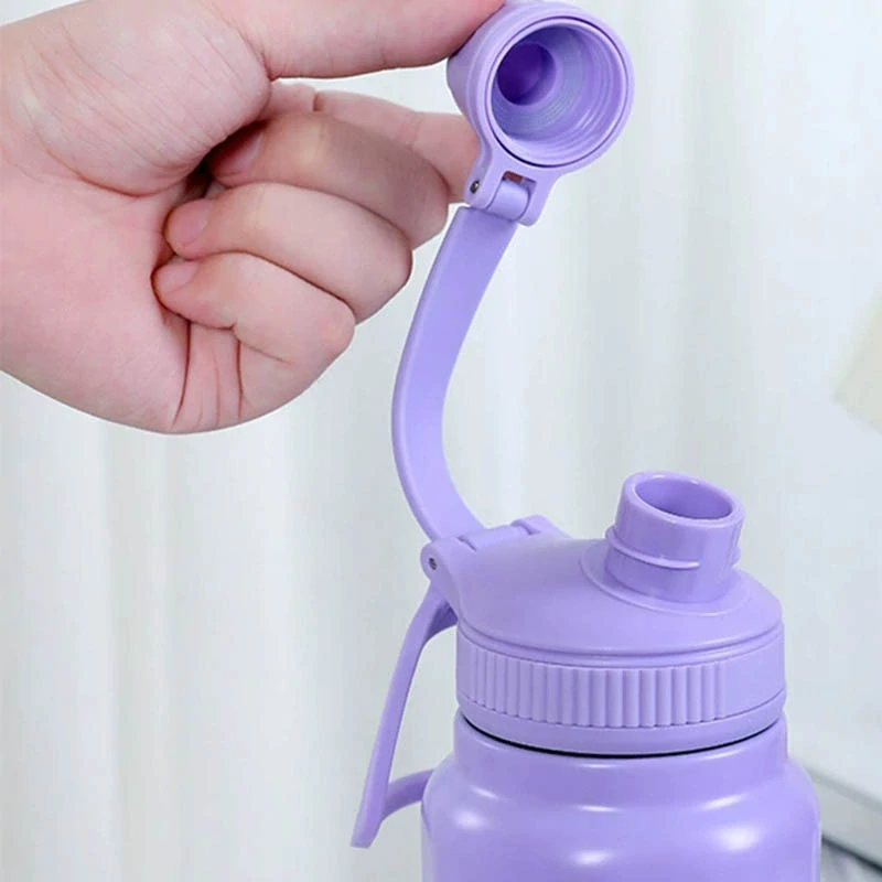 Nerezová termoska s náustkom 700 ml fialová
