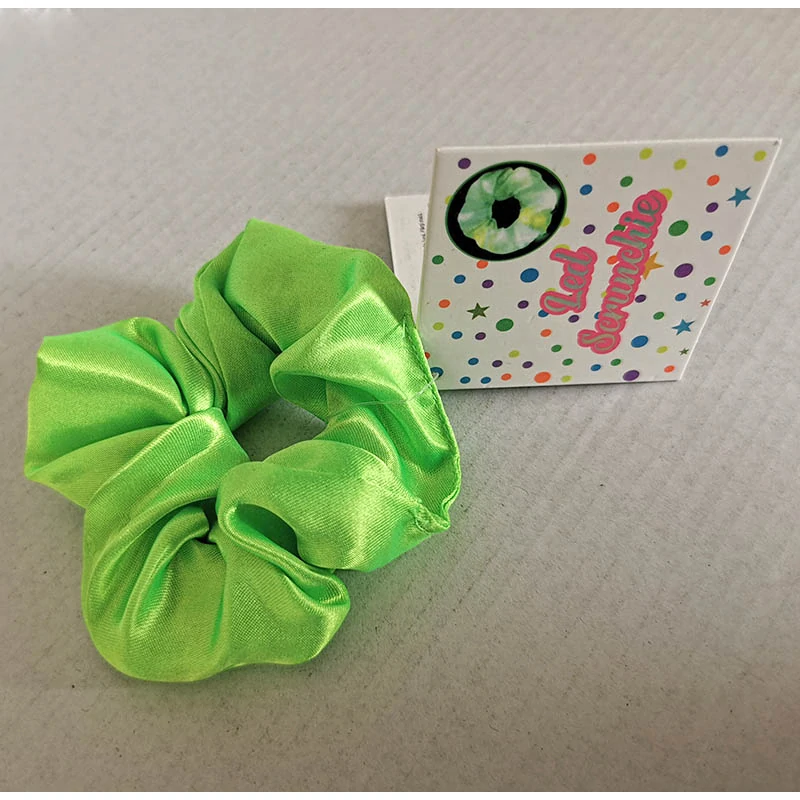 LED svietiaca gumka do vlasov – zelená scrunchie