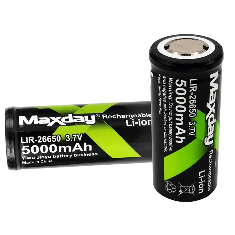 Nabíjateľná batéria Maxday Li-Ion 26650 5000 mAh