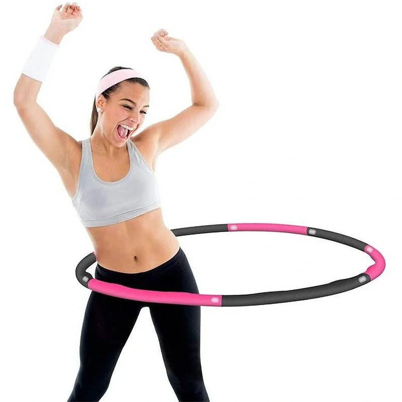 Skladacia masážna hula hoop obruč 95 – 100 cm