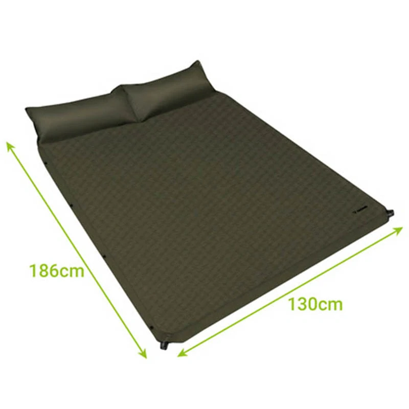 Samonafukovací turistický matrac pre 2 osoby 186 × 130 cm