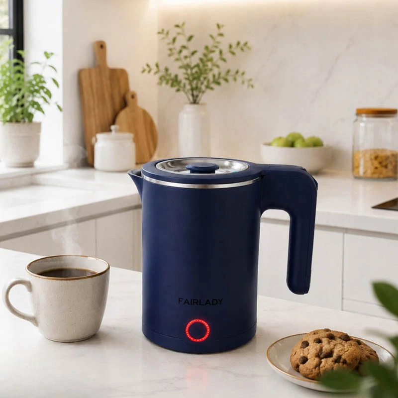 Rýchlovarná kanvica Fairlady 1 l 800 W modrá